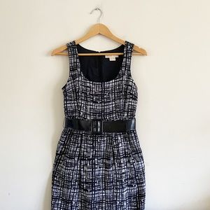 Michael Kors belted sheath dress